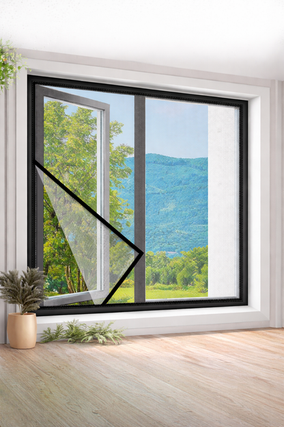 Mosquitera Ventana Negra – Fácil instalación